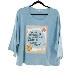 Pure Jill Kimono Cashmere Tee Womens MP Cottagecore Craftcore Casual Oversized